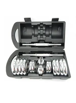 30KG Chrome Plated Adjustable Dumbells