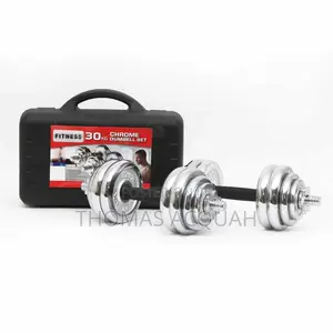 30KG Chrome Plated Adjustable Dumbells