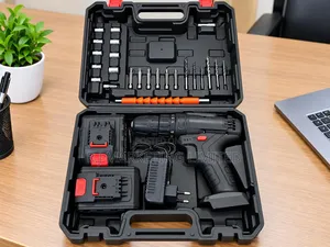 Cordless Drill and Screw Driver Set Tools Box Rechargeable Machine