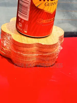 Design Bamboo Coaster 6pcs