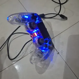 🎮 Transparent LED Wired Gaming Controller — GH₵150