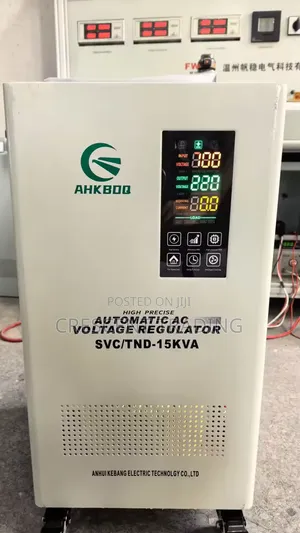 15KVA Automatic Voltage Stabilizer – Wide Range 100V–260V
