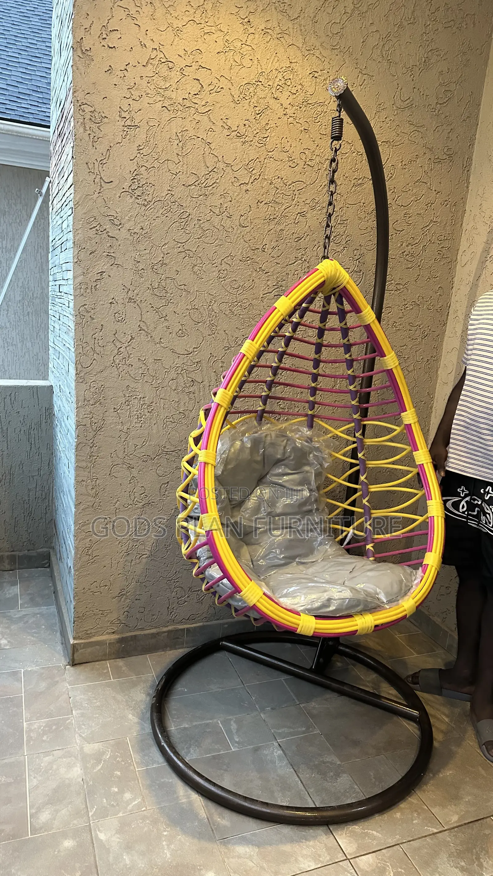 Rattan Hanging Swing Egg Chair