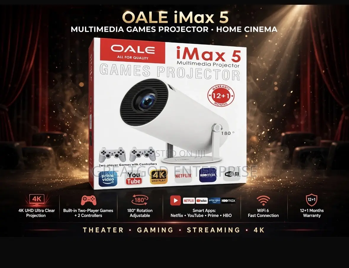 OALE iMax 5 Games & Multimedia Projector