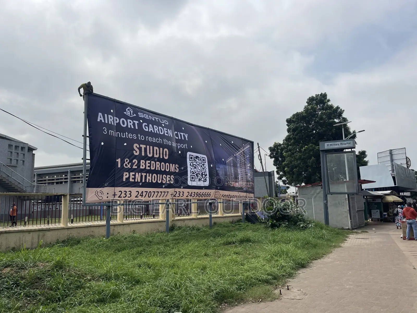 Billboard for Rent Located at 37 Military Military Hospital