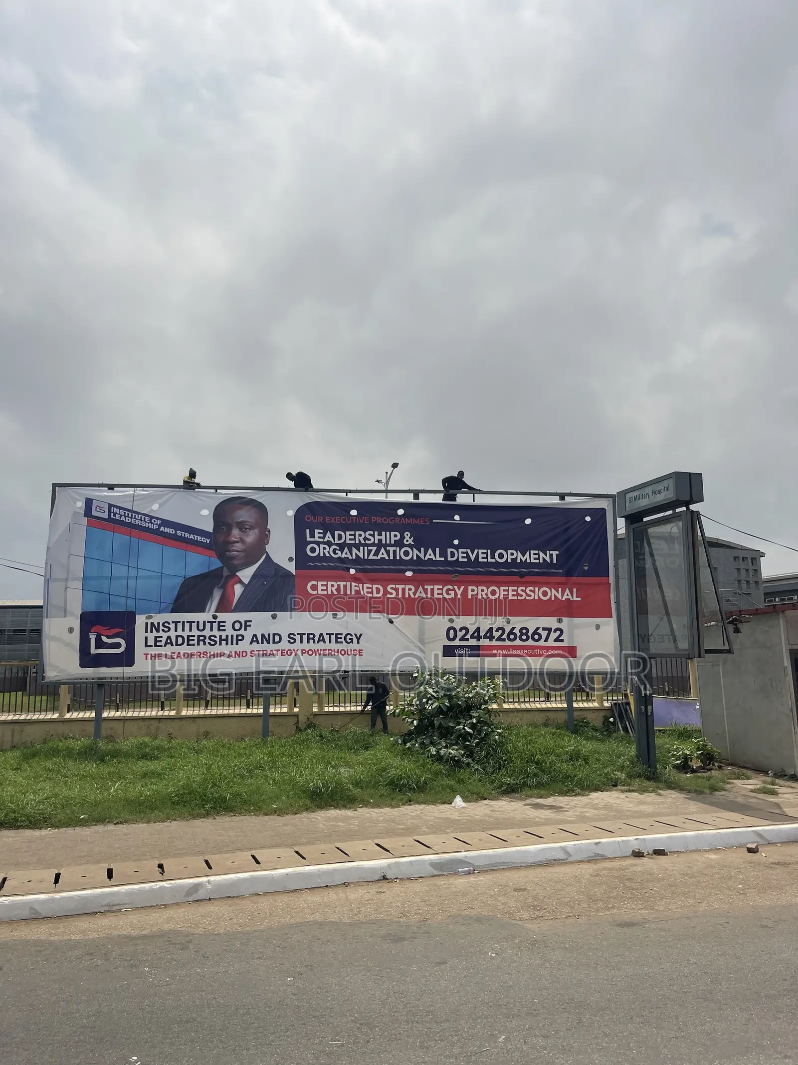 Billboard for Rent Located at 37 Military Military Hospital