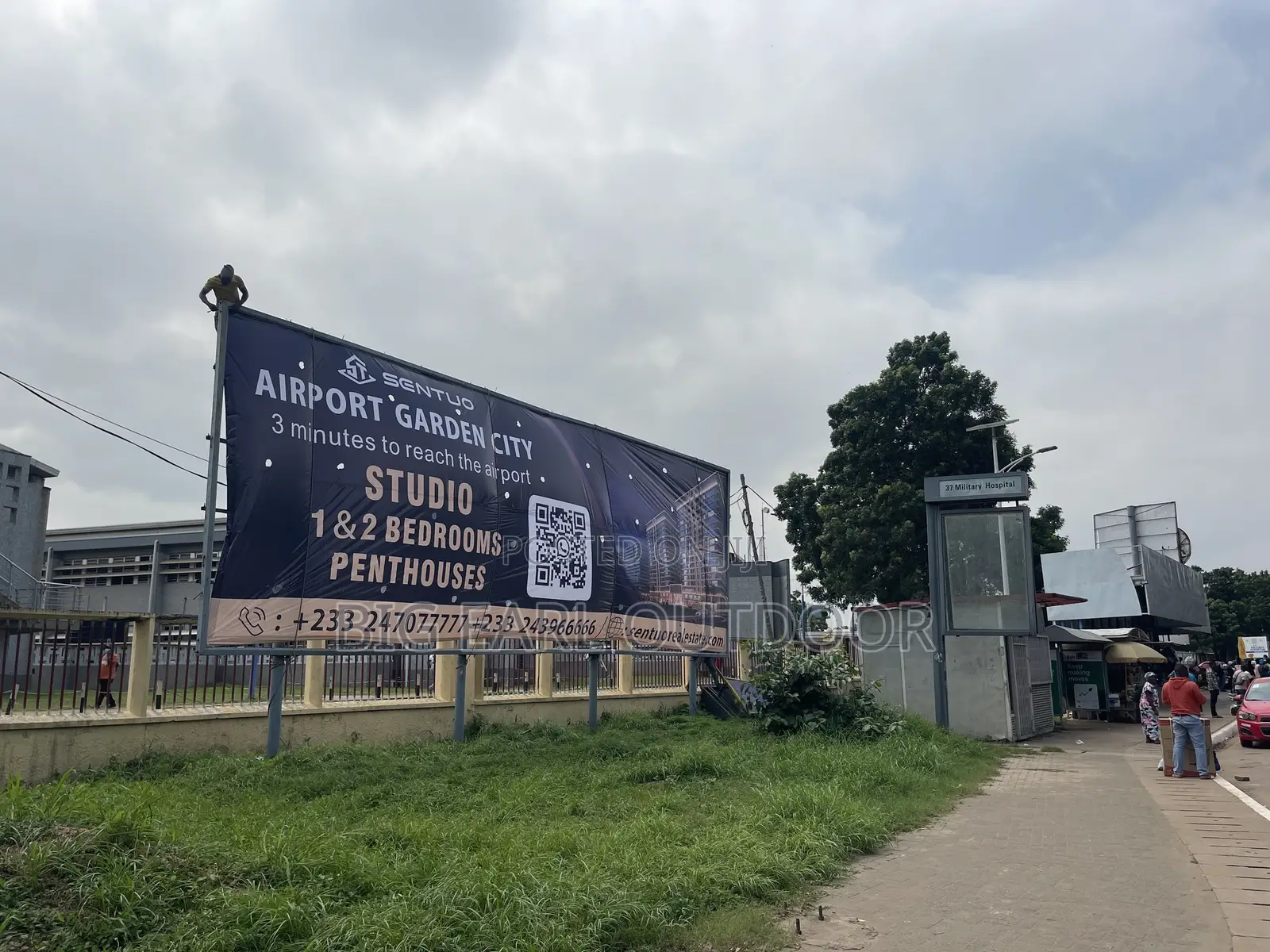 Billboard for Rent Located at 37 Military Military Hospital