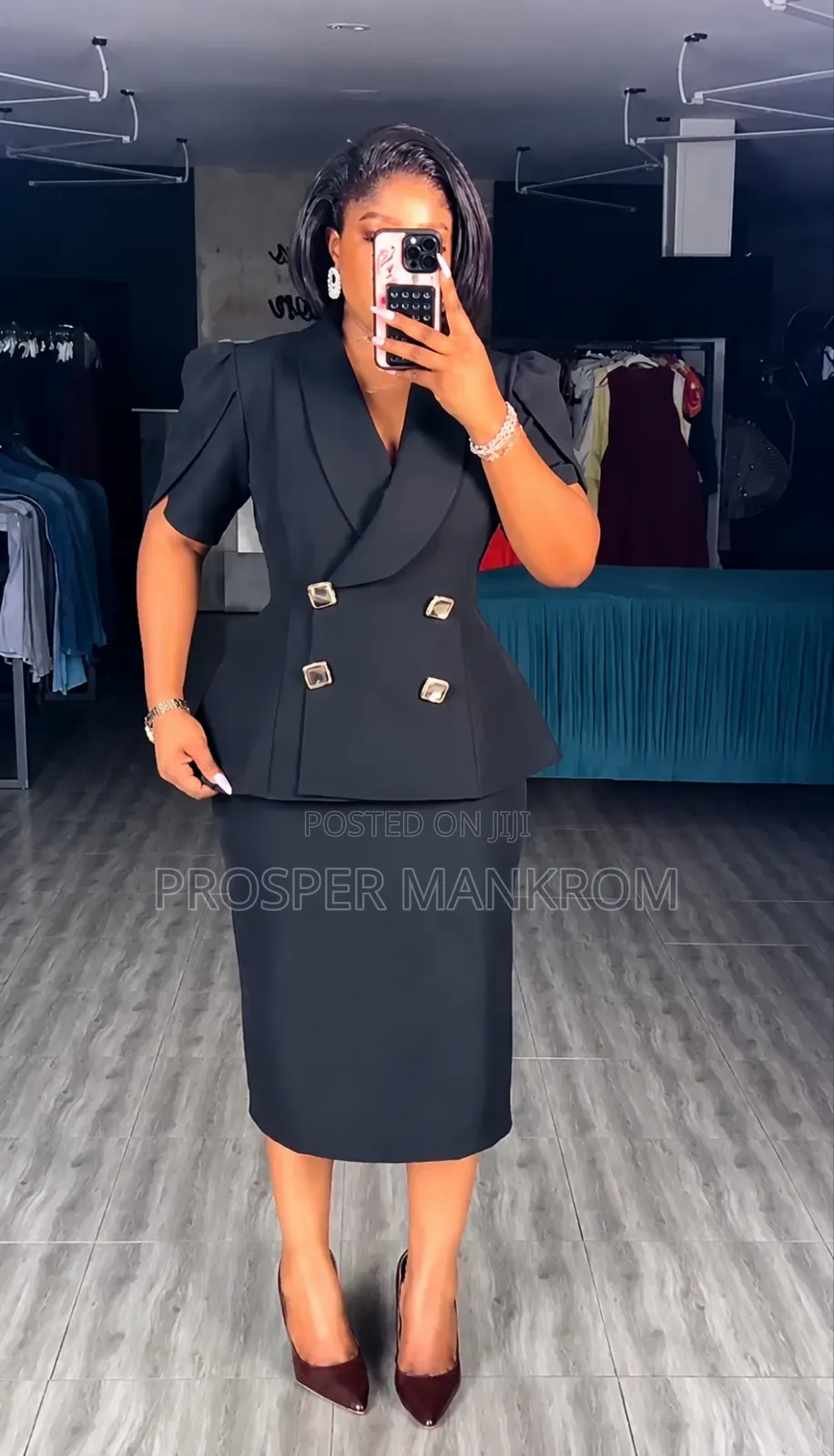 Ladies Melon Office Suits