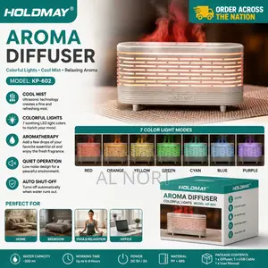 HOLDMAY KP-602 Aroma Diffuser – Colorful LED Lights