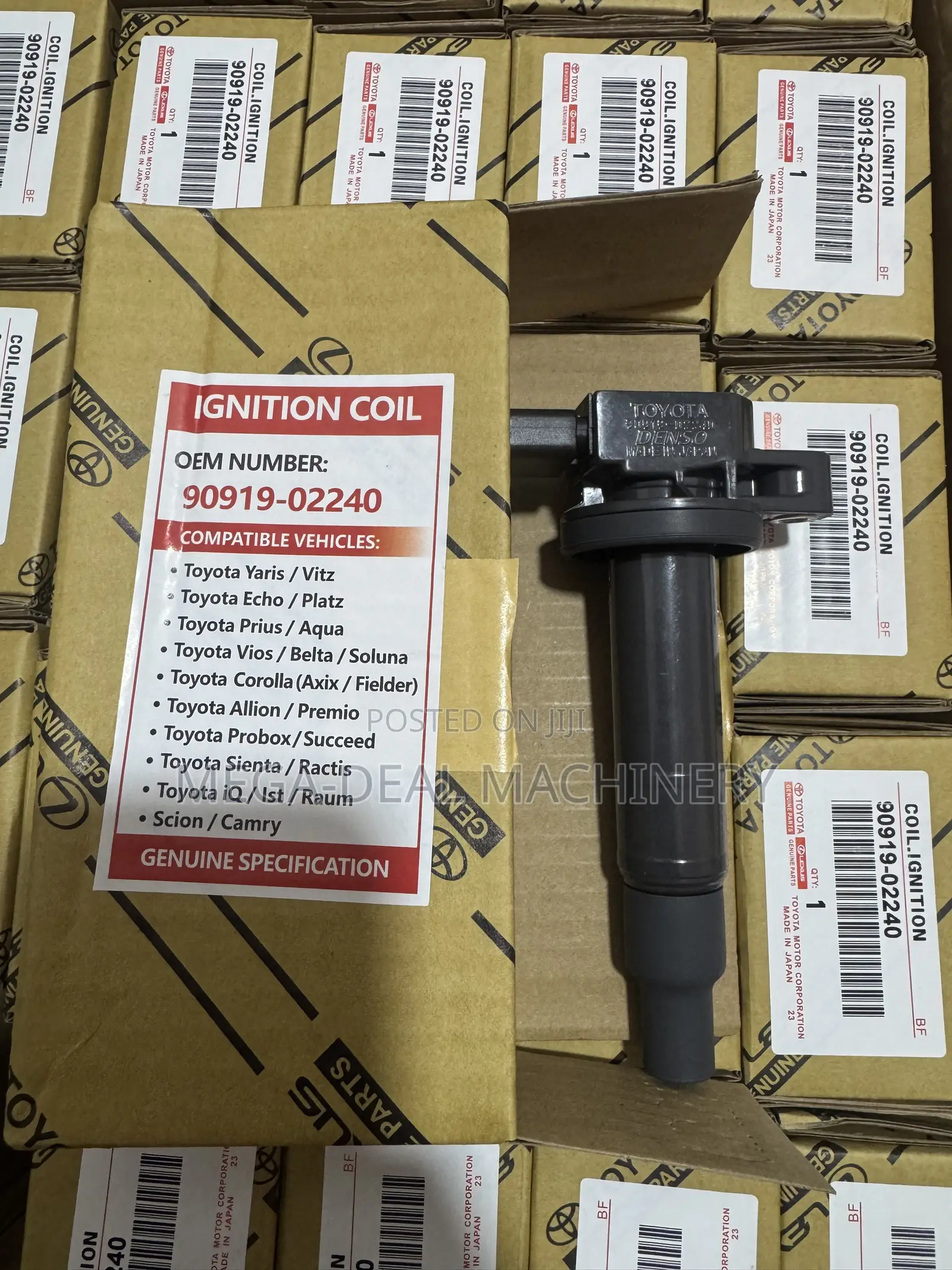 Original Toyota / Denso Ignition Coil .Made in Japan. Wholesale.