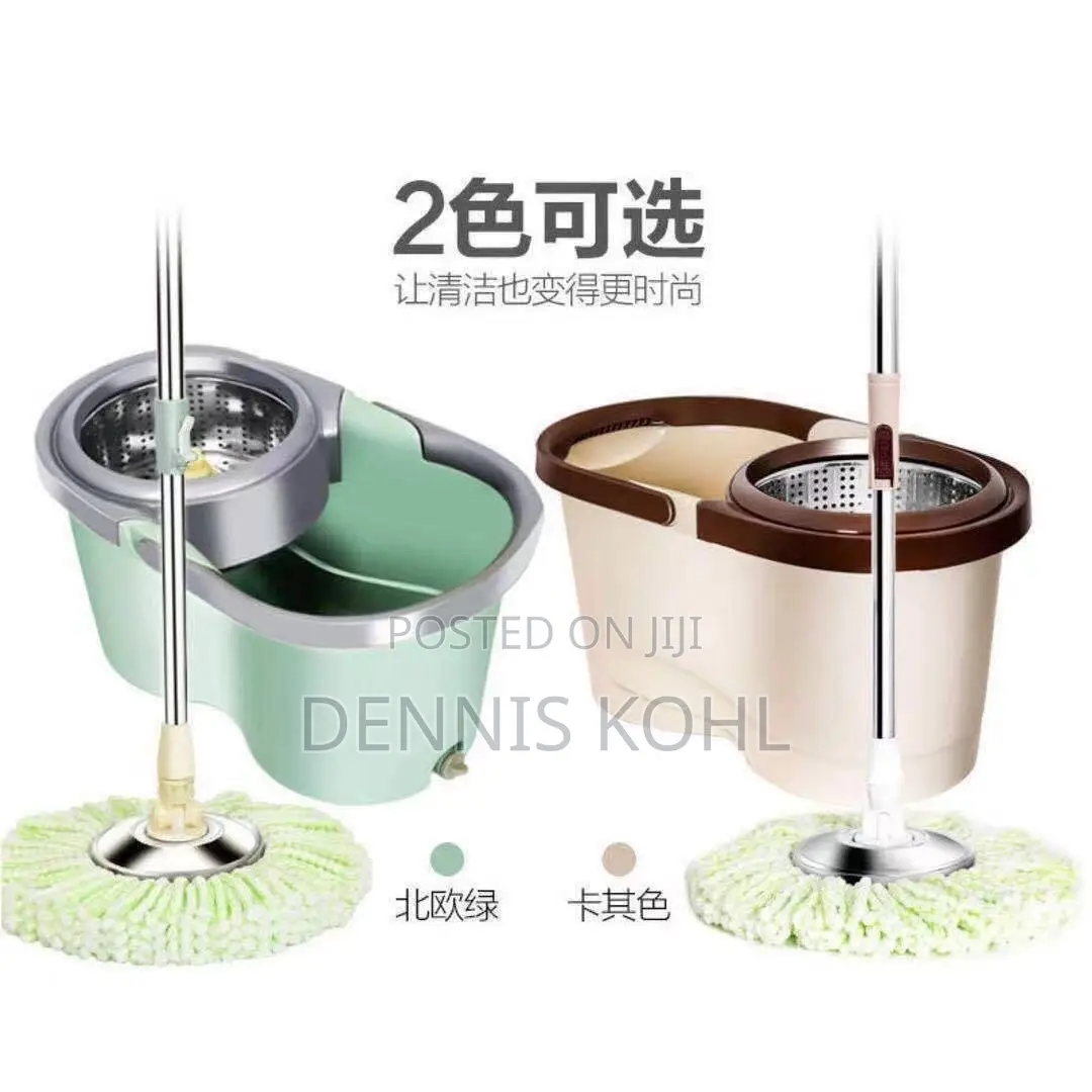 Rotary Mop One Dragging Clean New Dry and Wet Dual-Purpose Bucket