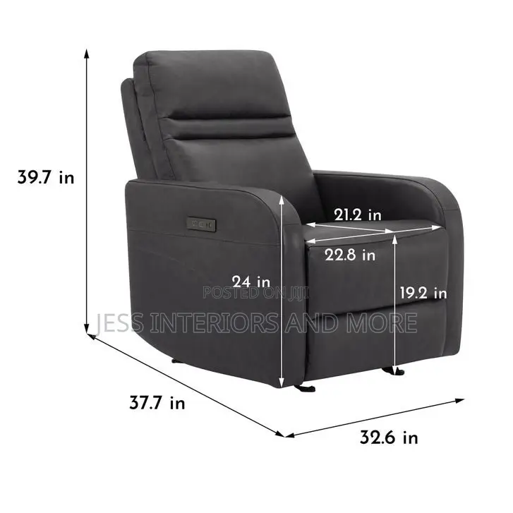 Leather Power Recliner(Aldryn)