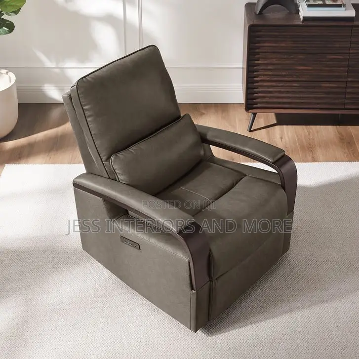 Leather Sofa Power Recliner(Creek Shayne)