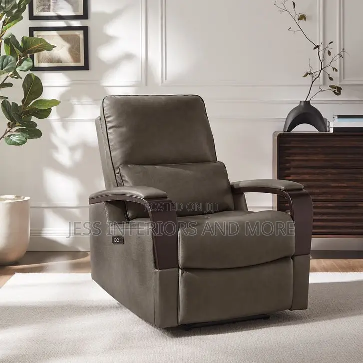 Leather Sofa Power Recliner(Creek Shayne)