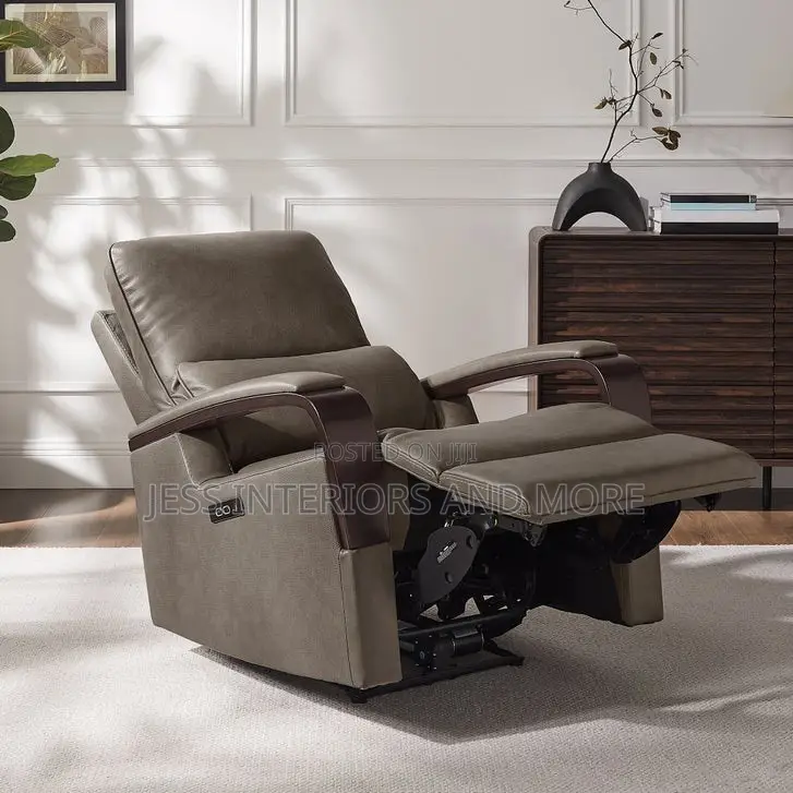 Leather Sofa Power Recliner(Creek Shayne)