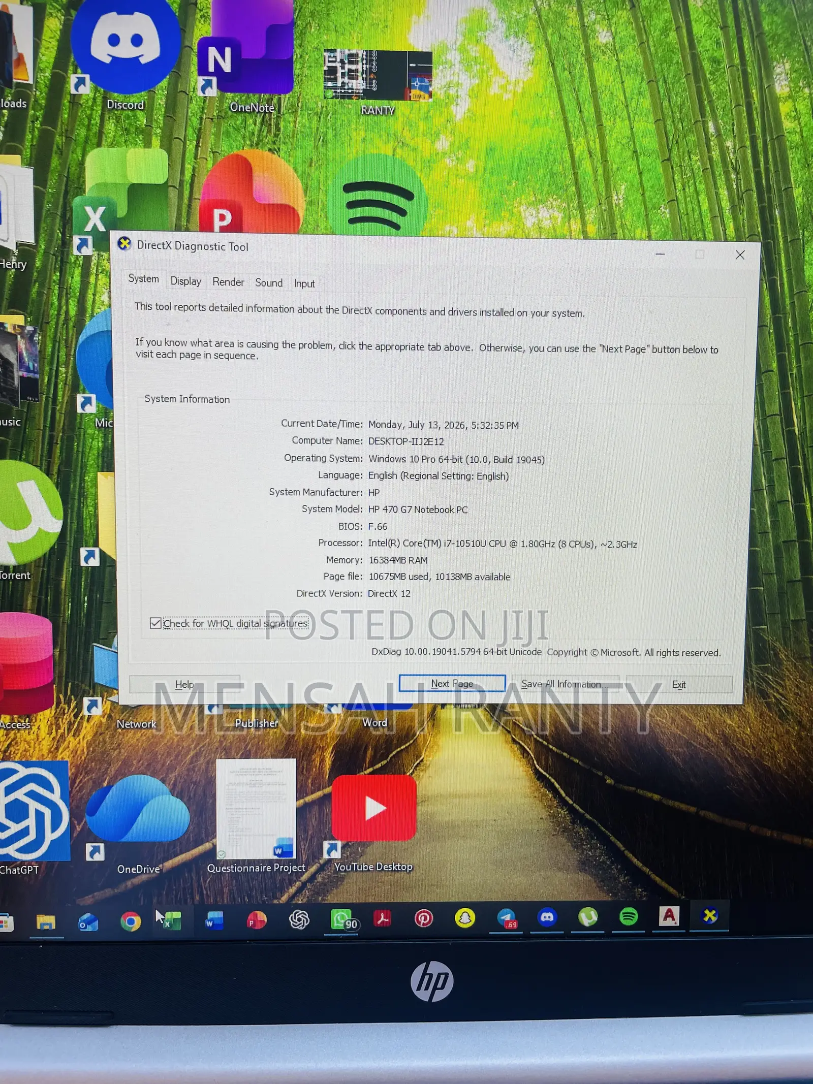 Laptop HP 255 G8 16GB Intel Core i7 SSD 256GB