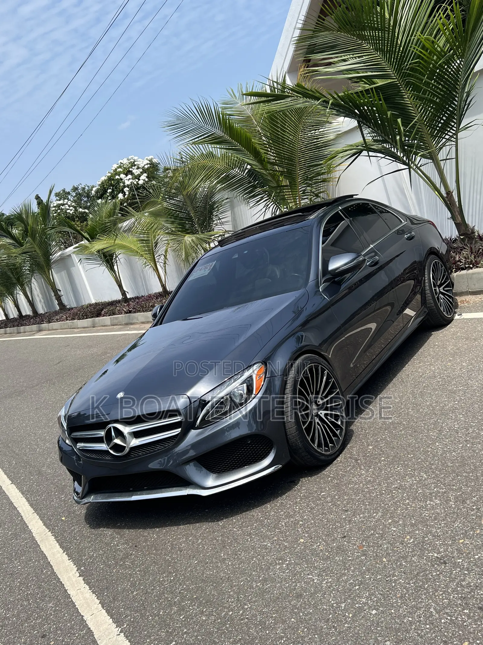 Mercedes-Benz C300 Sport 4Matic Sedan AWD (2.0L 4cyll 7A) 2016 Gray