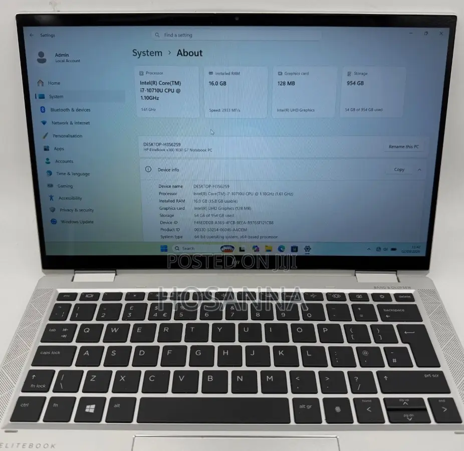 Laptop HP EliteBook x360 1030 G7 16GB Intel Core i7 SSD 1T