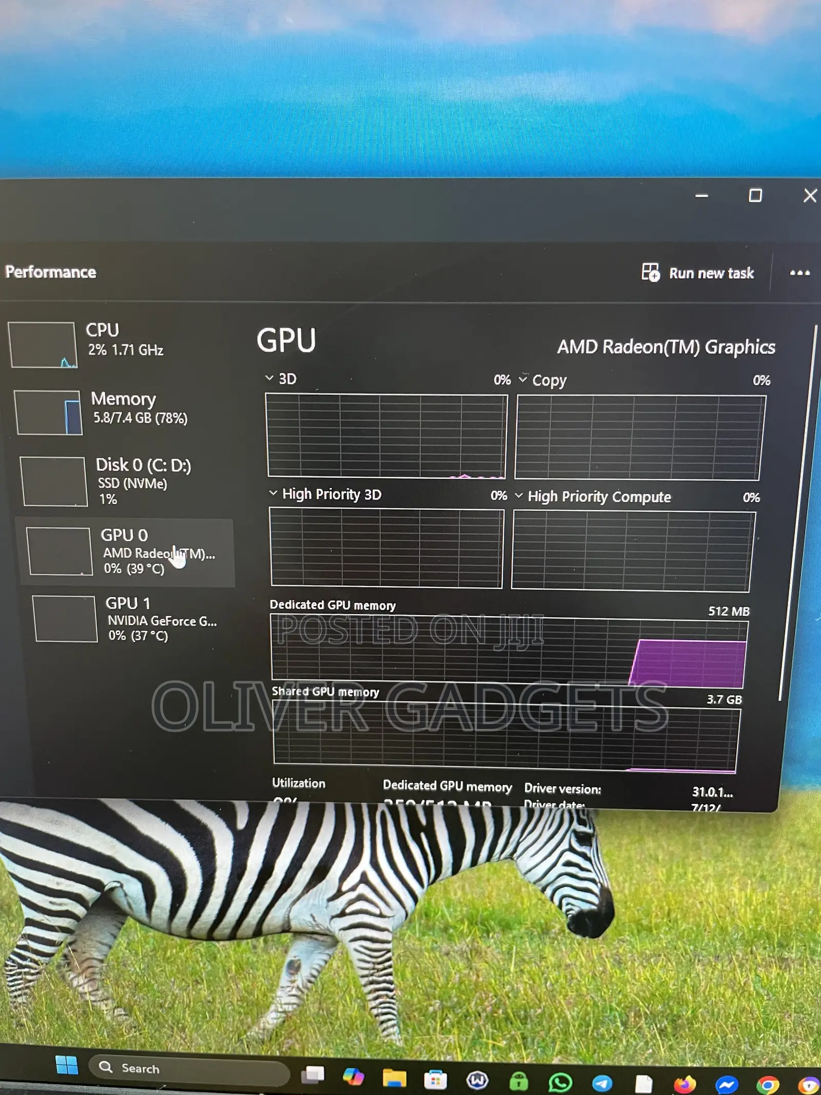 Laptop Asus TUF Gaming A17 16GB AMD Ryzen 5 SSD 512GB