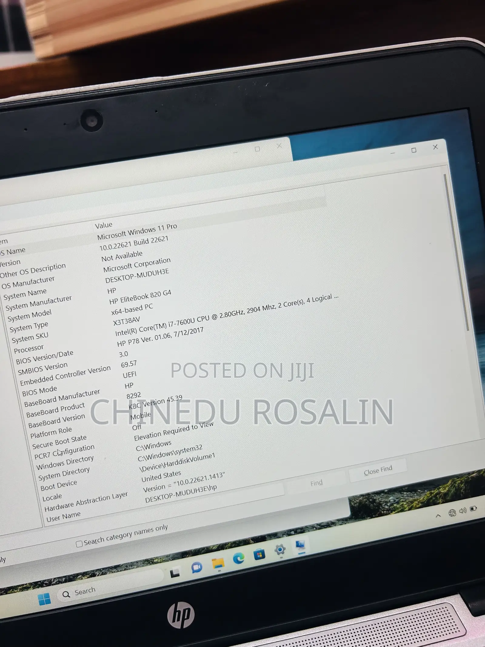 Laptop HP EliteBook 820 G4 8GB Intel Core i7 SSD 256GB