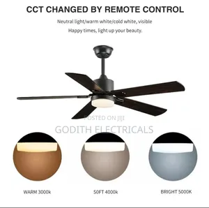 5 Blade Ceiling Fan With Light 52inches