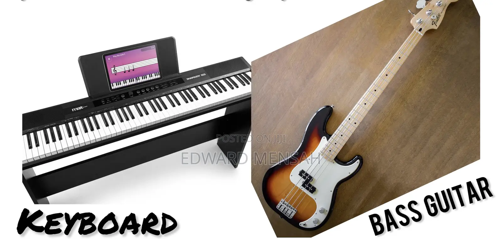 Keyboard and Bass Guitar Teacher