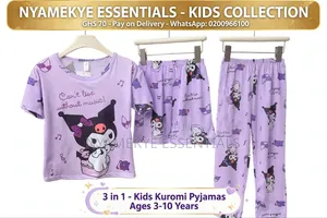 Kuromi Kids 3 in 1 Pyjamas Set
