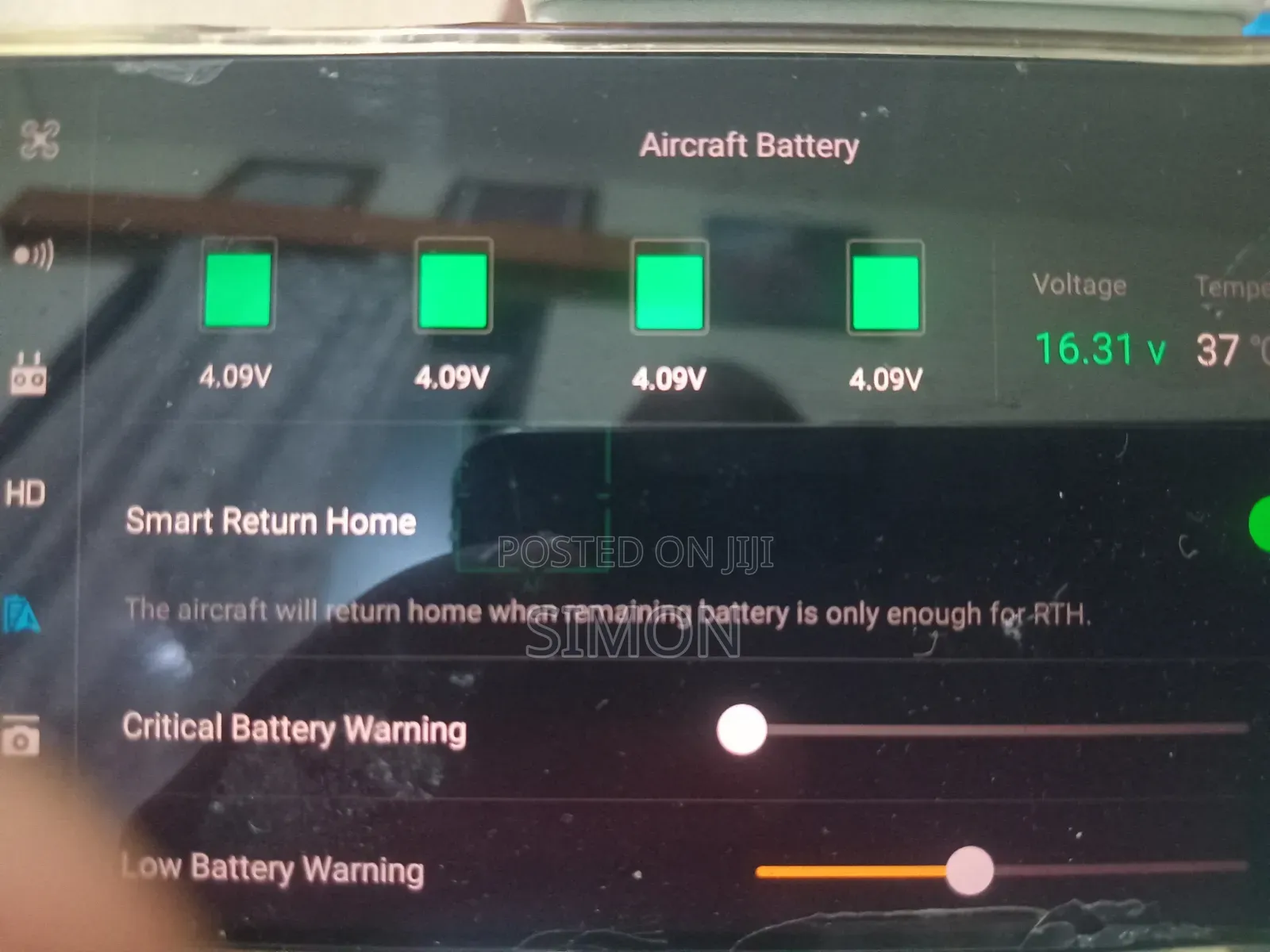 Slightly Used Geniune Phantom 4 Battery From US