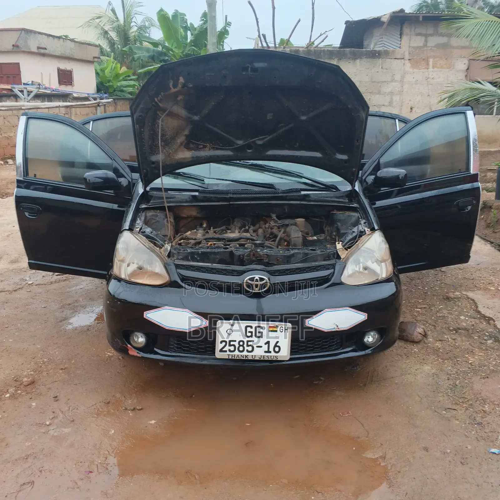 Toyota Echo Sedan 2005 Black