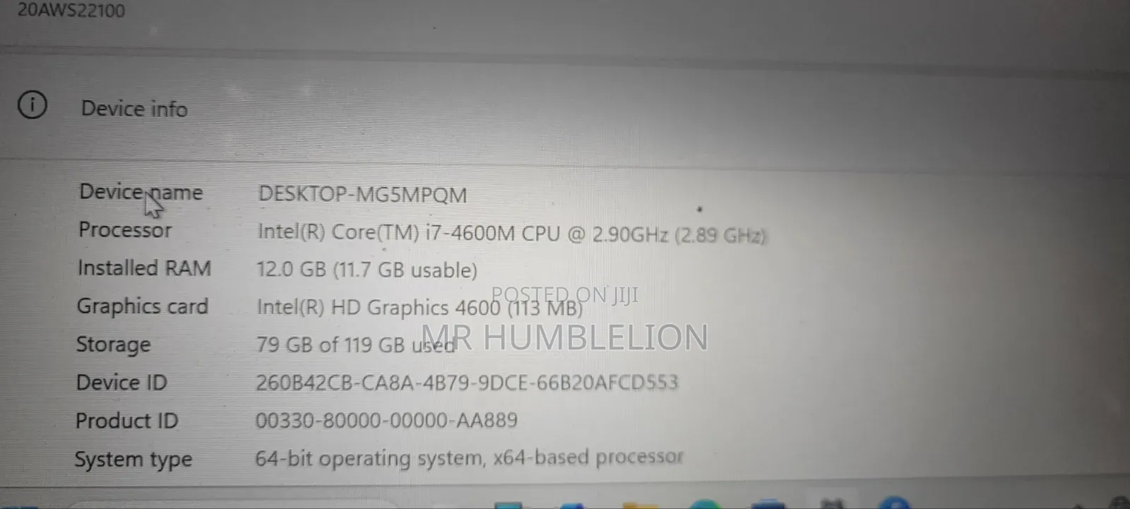 Laptop Lenovo ThinkPad T440p 12GB Intel Core i7 HDD+SSD 128GB