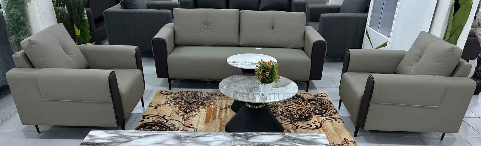 Modern Office Sofa Set FM( 3+1+1)