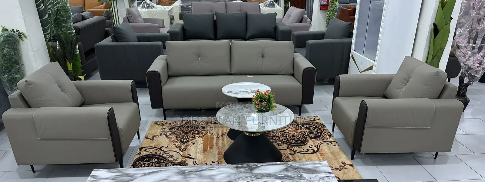 Modern Office Sofa Set FM( 3+1+1)