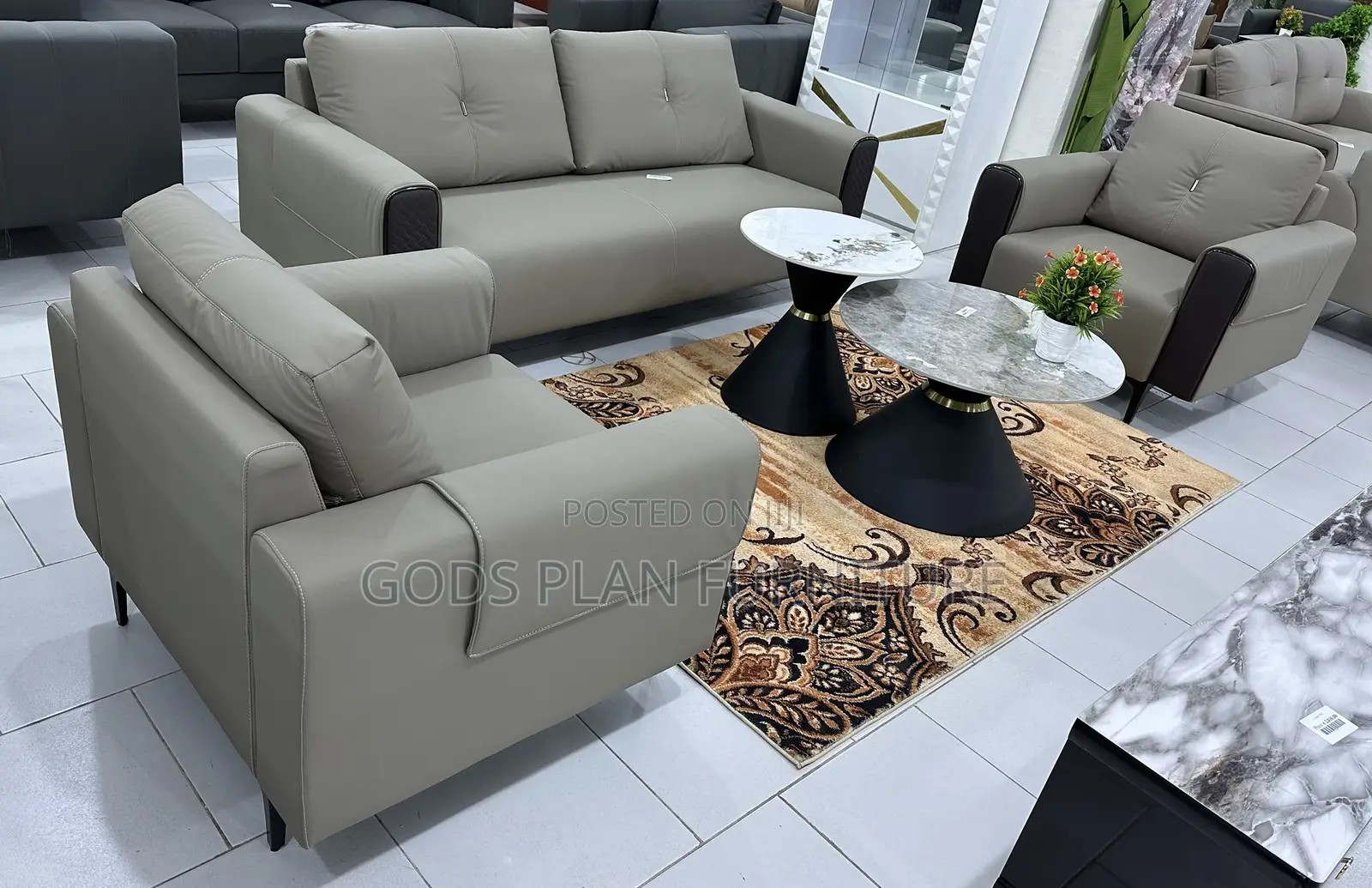Modern Office Sofa Set FM( 3+1+1)