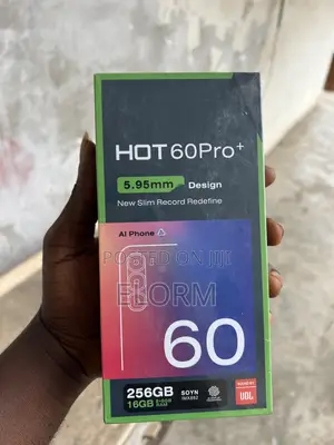 New Infinix Hot 60 Pro+ 256 GB Black