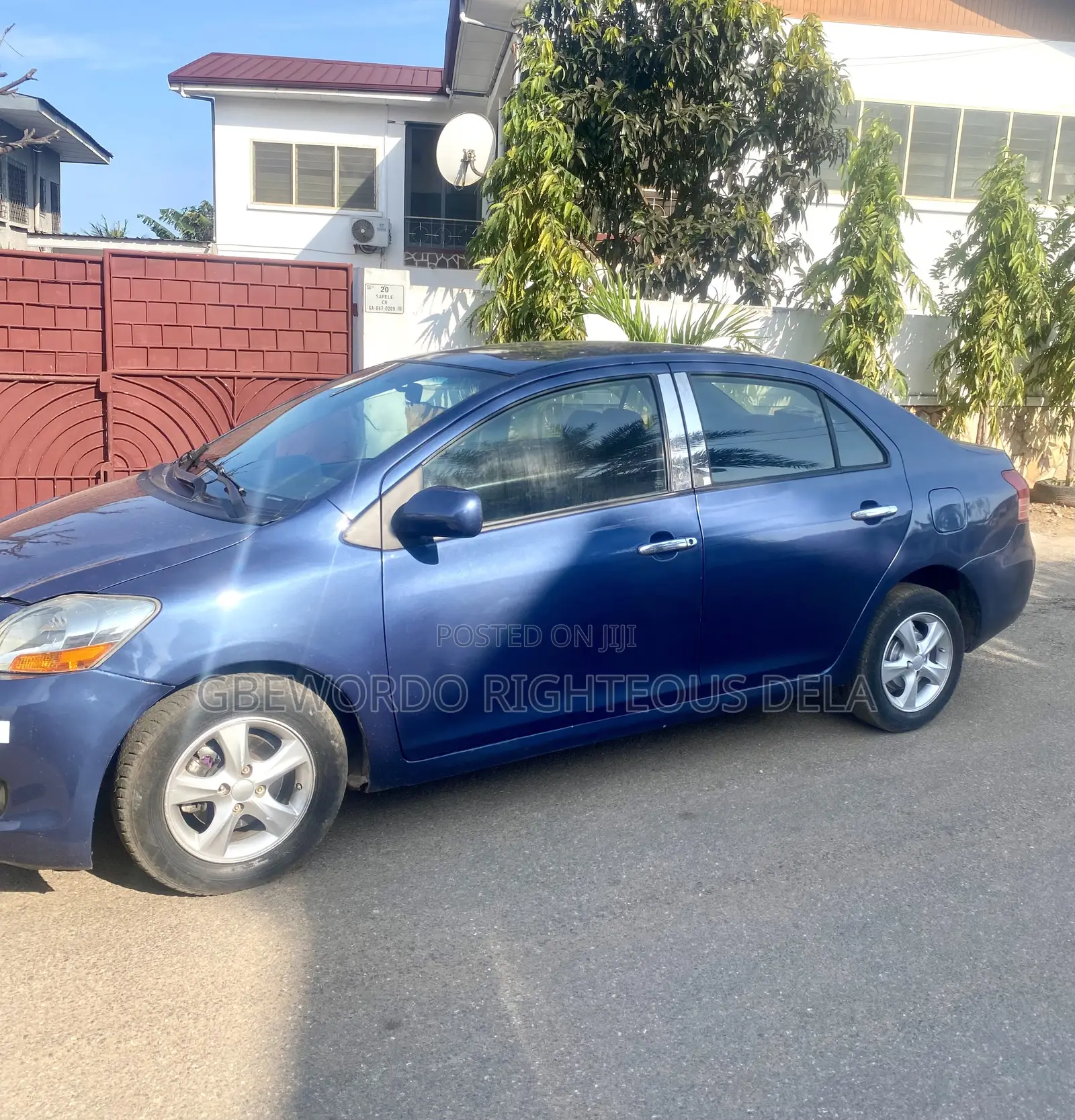 Toyota Yaris 1.5 Sedan 2008 Blue