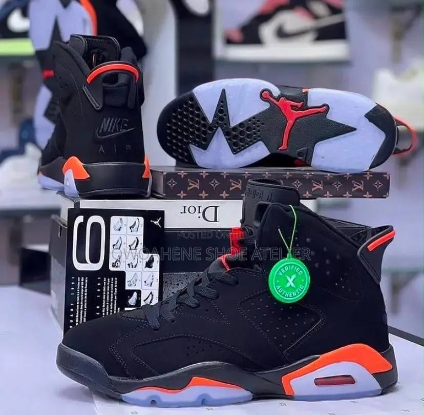 The Shoe Featured in the Highlighted Region Is the Air Jordan 6 Retro