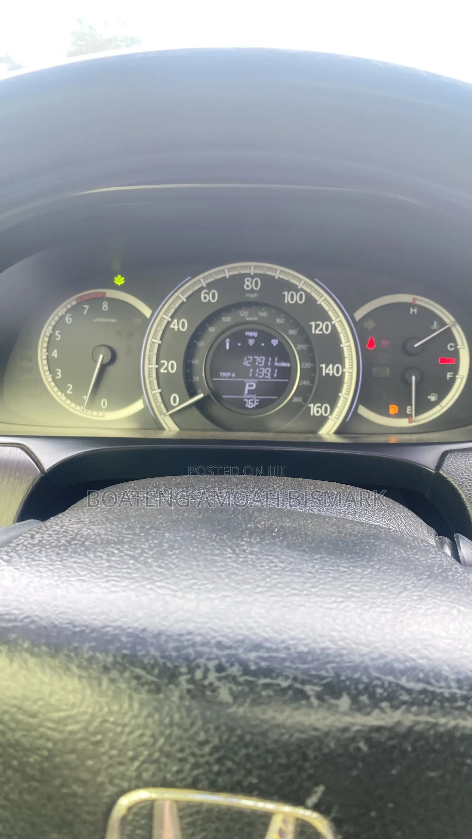 Honda Accord EX-L 4dr Sedan (2.4L 4cyl CVT) 2014 Gold