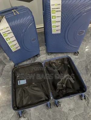 Premium Quality Port Gear 3set Unbreakable Double Zip Traveling Bag.