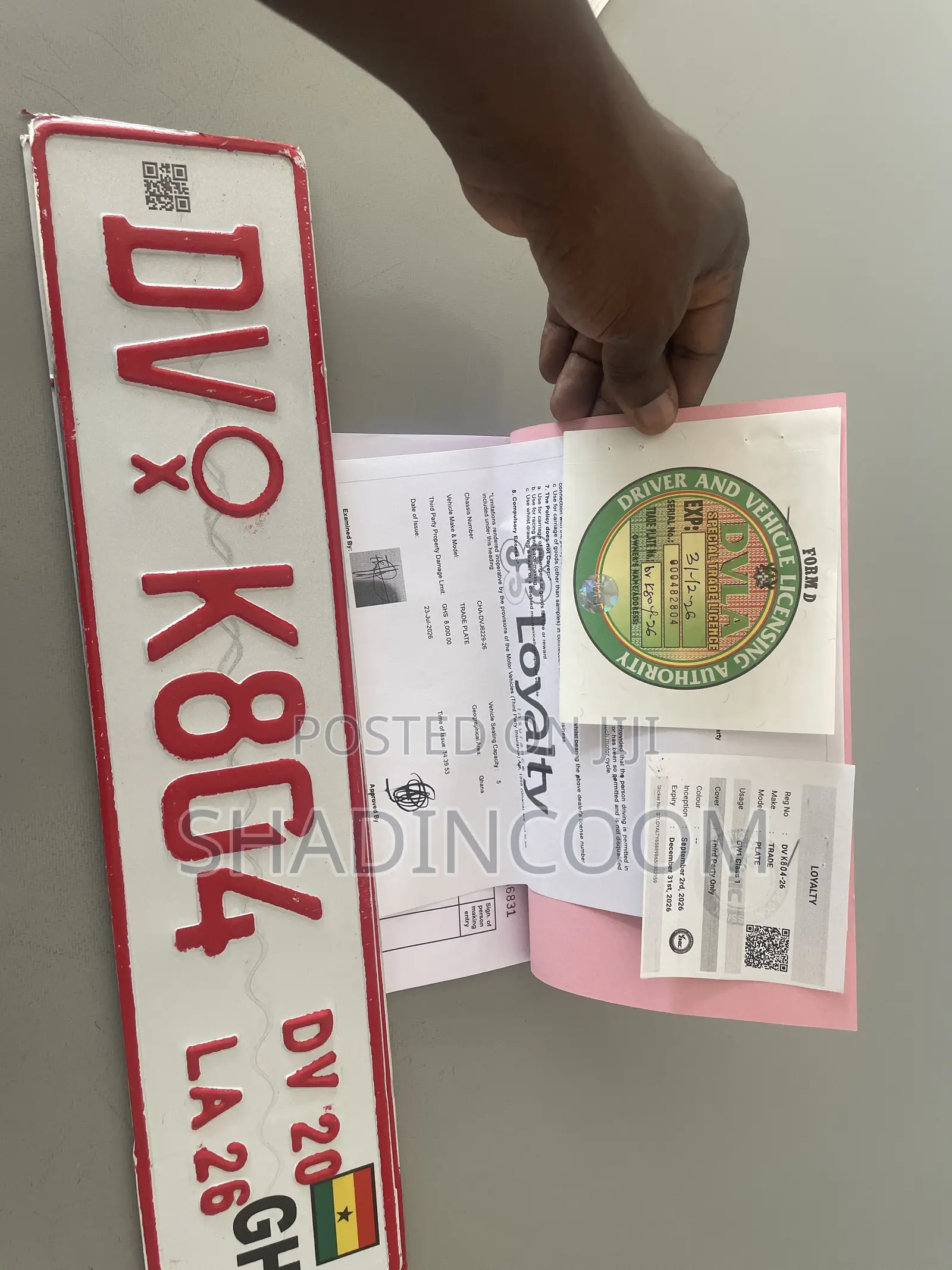 Dv Plates Available