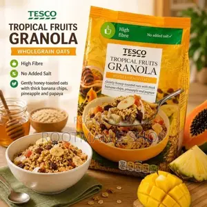 Tesco Tropical Fruits Granola – 1Kg