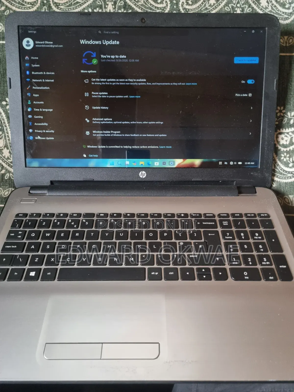Laptop HP Stream Notebook 8GB AMD Ryzen HDD+SSD 2T