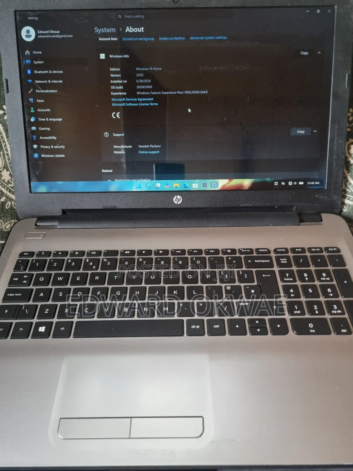 Laptop HP Stream Notebook 8GB AMD Ryzen HDD+SSD 2T