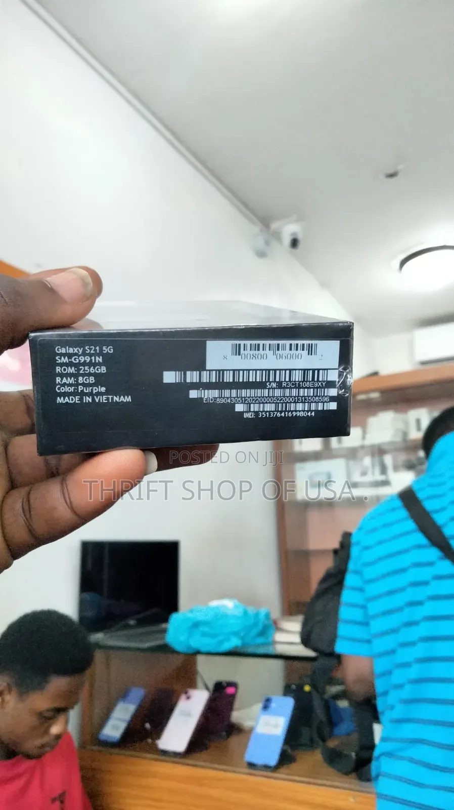 New Samsung Galaxy S21+ 5G 256 GB Black
