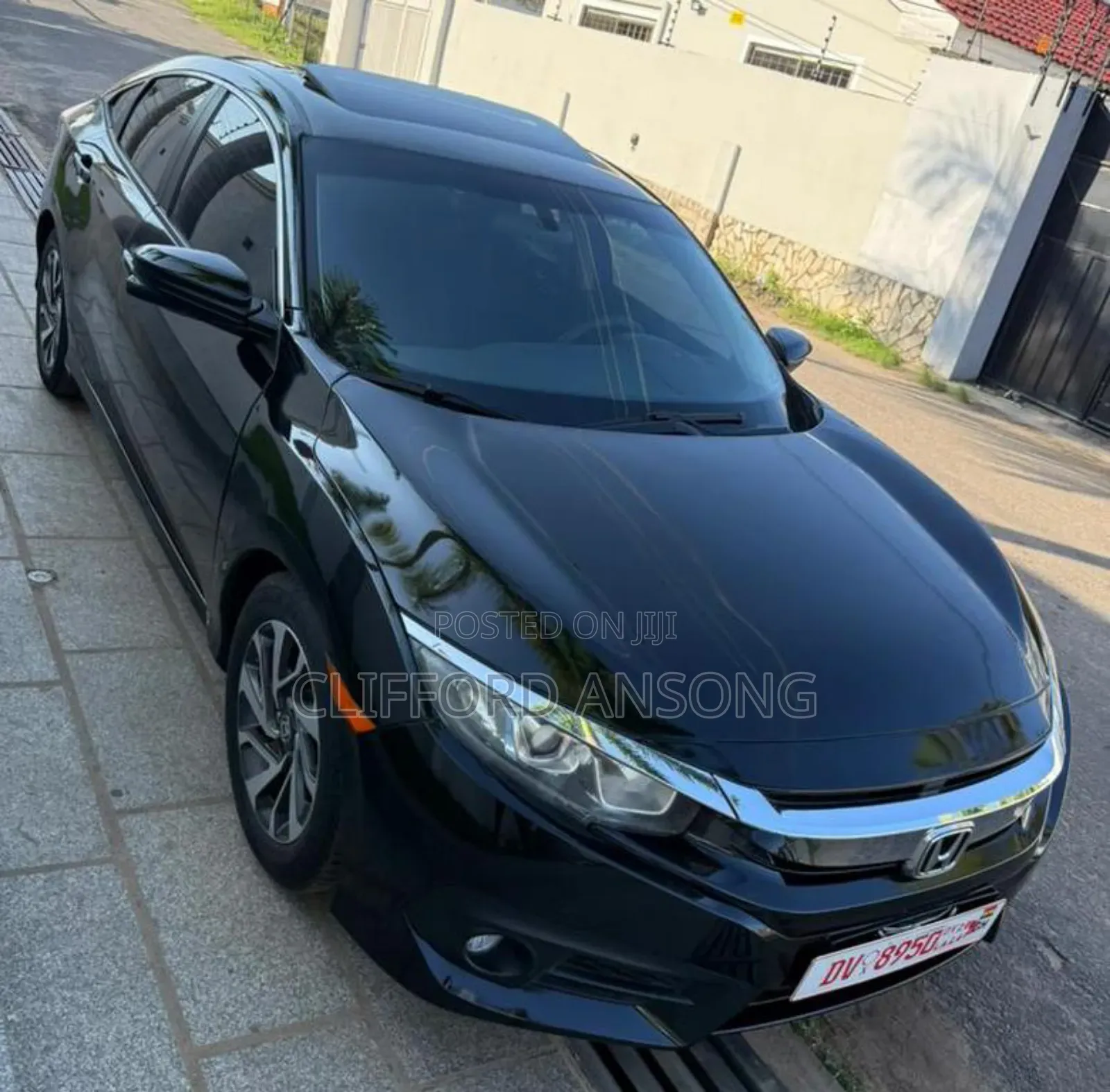 Honda Civic LX 2dr Coupe (2.0L 4cyl) 2016 Black