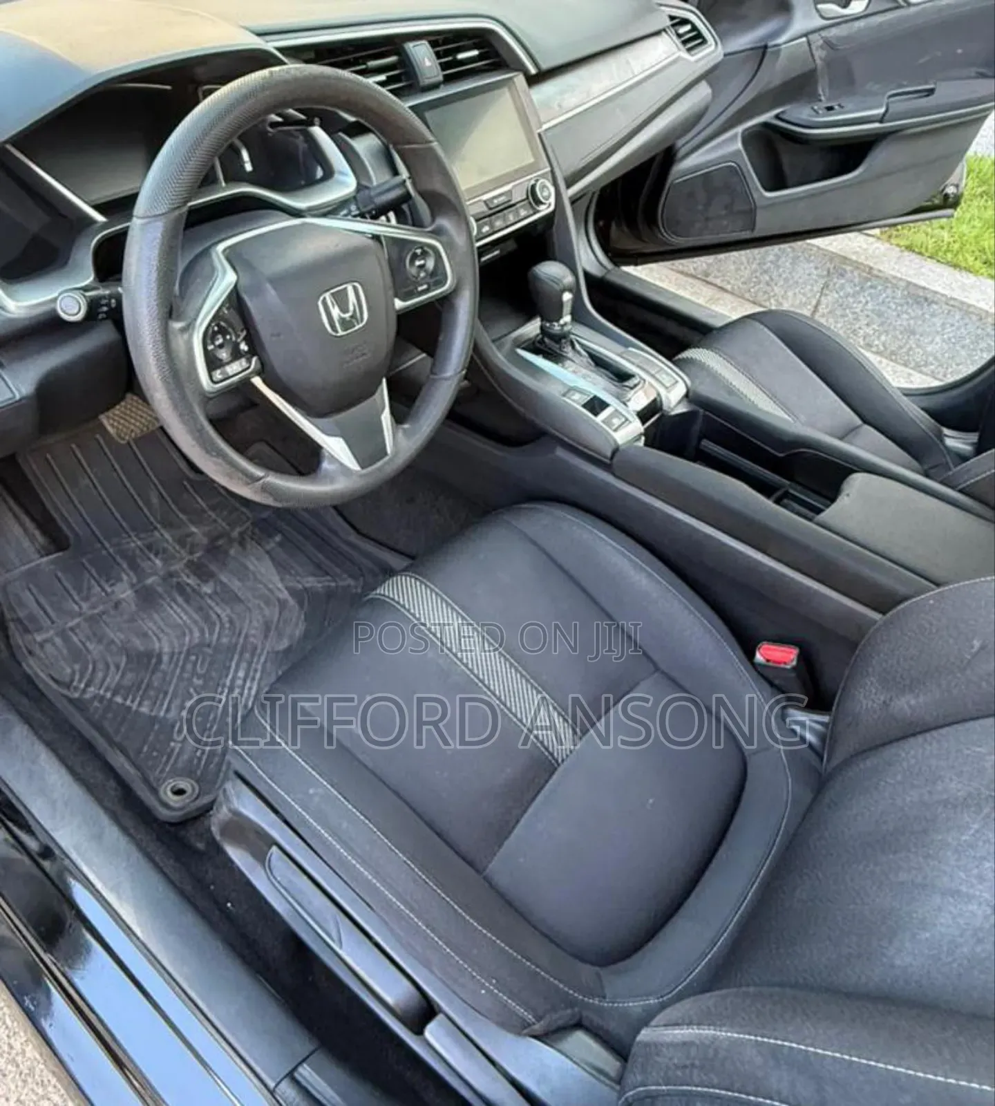 Honda Civic LX 2dr Coupe (2.0L 4cyl) 2016 Black
