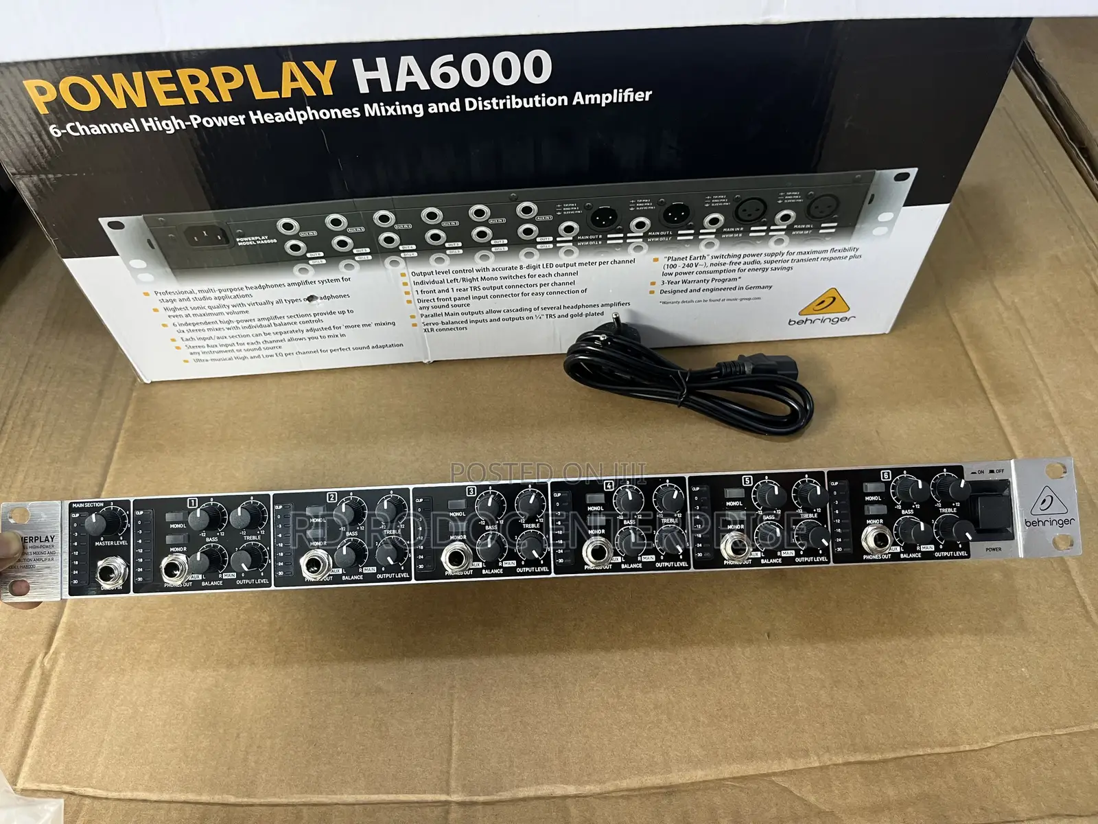 Behringer Powerplay HA6000 Headphones Amplifier/Distributor