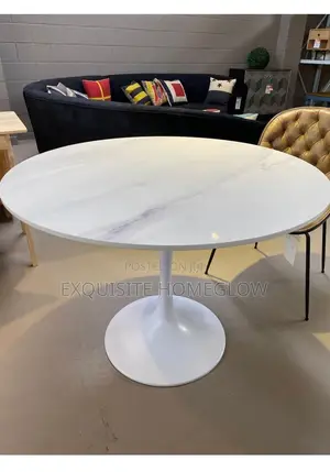 Marble Top Dining Table Available in 80cm(2-3seater)