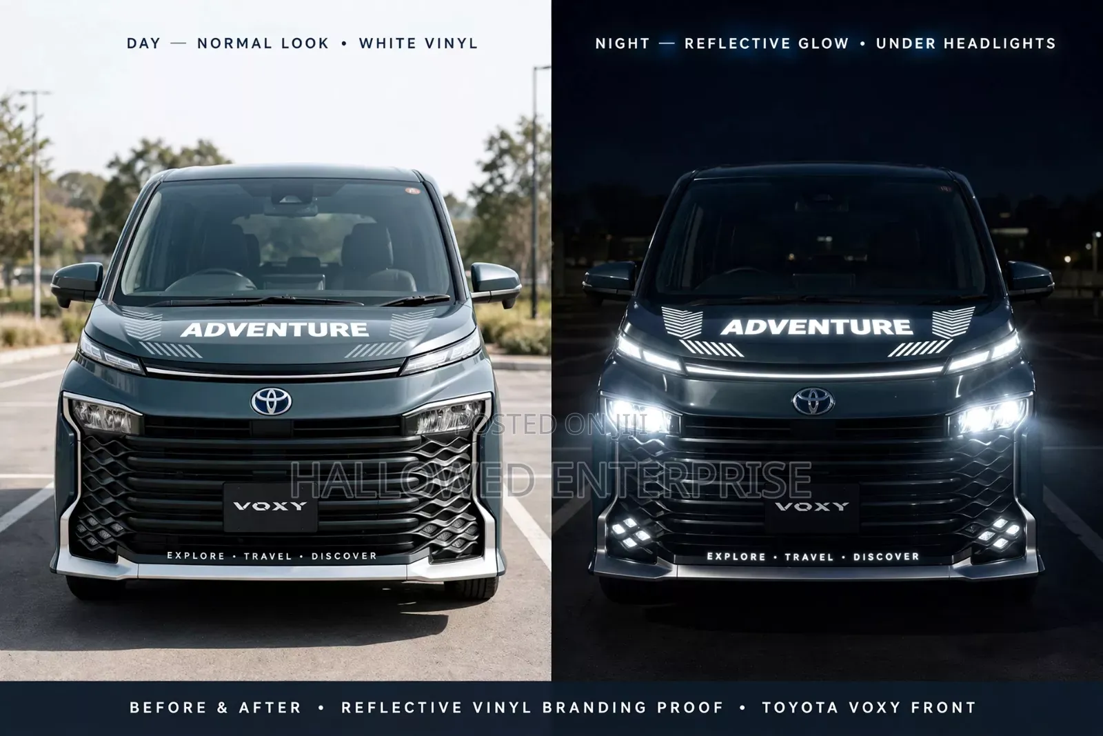 Scorch Reflective Vinyl Printable for Branding and Advertising