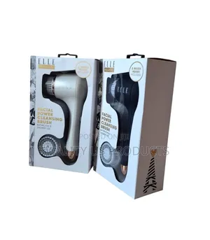 ELLE Premier Facial Power Cleansing Brush With 2 Heads