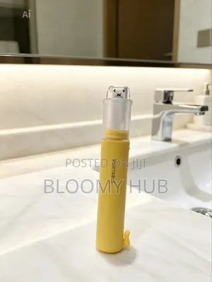 Travel Folding Toothbrush With in-Built Toothpaste Case